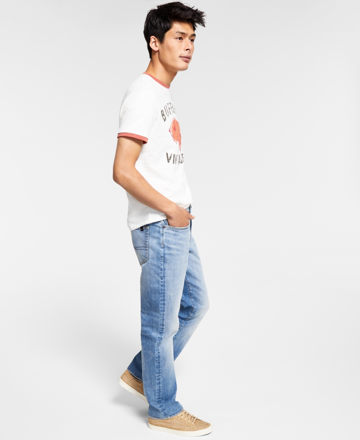 Men's Buffalo David Bitton Relaxed Straight Driven Stretch Jeans