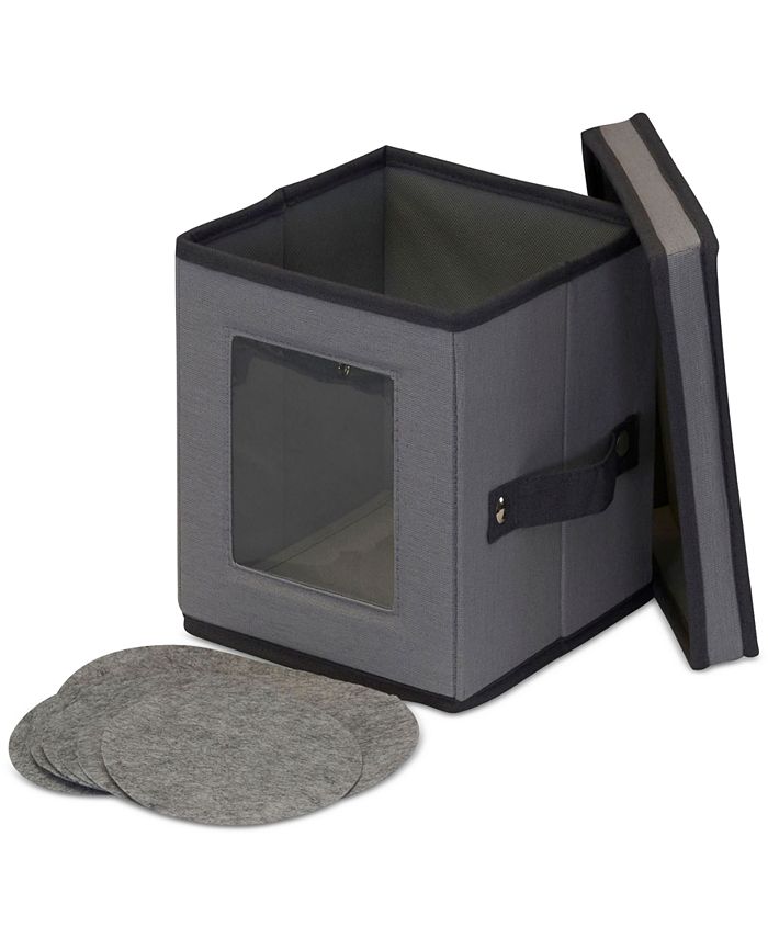 Household Essentials China Plate Storage Box Macy's