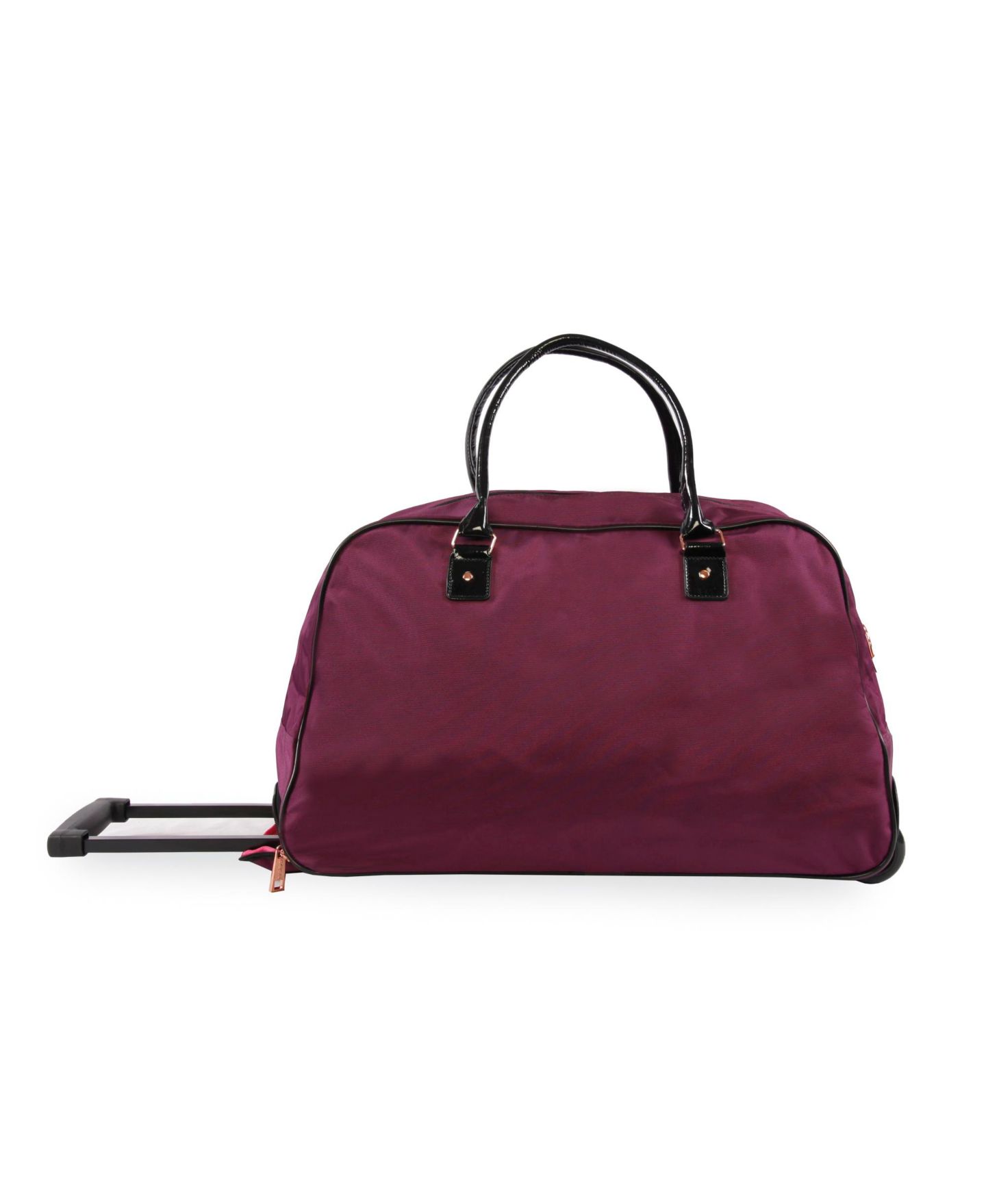Сумка Bebe Giselle Rolling Duffel, 22", цвет: Тёмный фиолетовый — фото 8