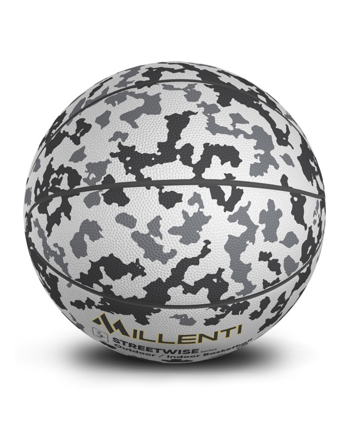Millenti Basketball Official Size 7 Outdoor Indoor Ball Street Wise Adult Sized Basketball For Men And Women In Gray