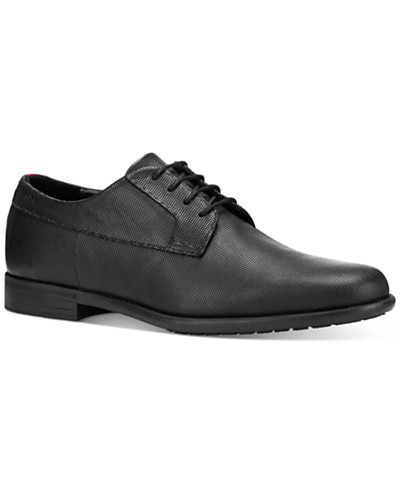 Hugo Boss Men's Kyron Plain Leather Derby Dress Shoe & Reviews - All Men's  Shoes - Men - Macy's