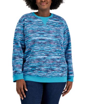 Plus size fleece sweatshirt best sale