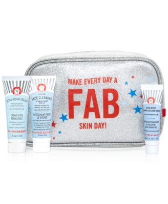 First Aid Beauty - FREE 4-Pc Gift with any $40  purchase!