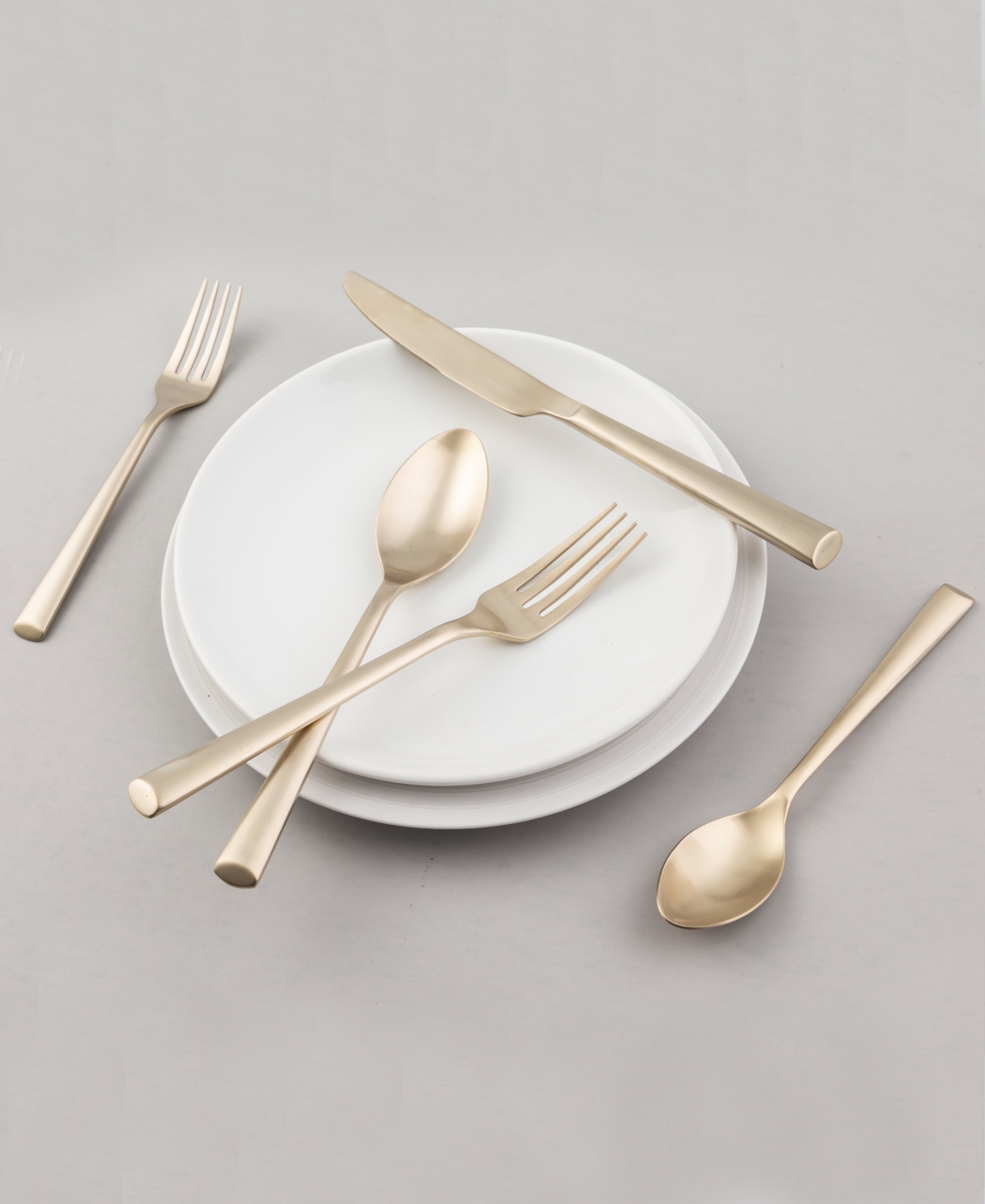 Cambridge Silversmiths Gilda Satin 20-Piece Flatware Set, Service for 4 - Champagne Gold-Tone