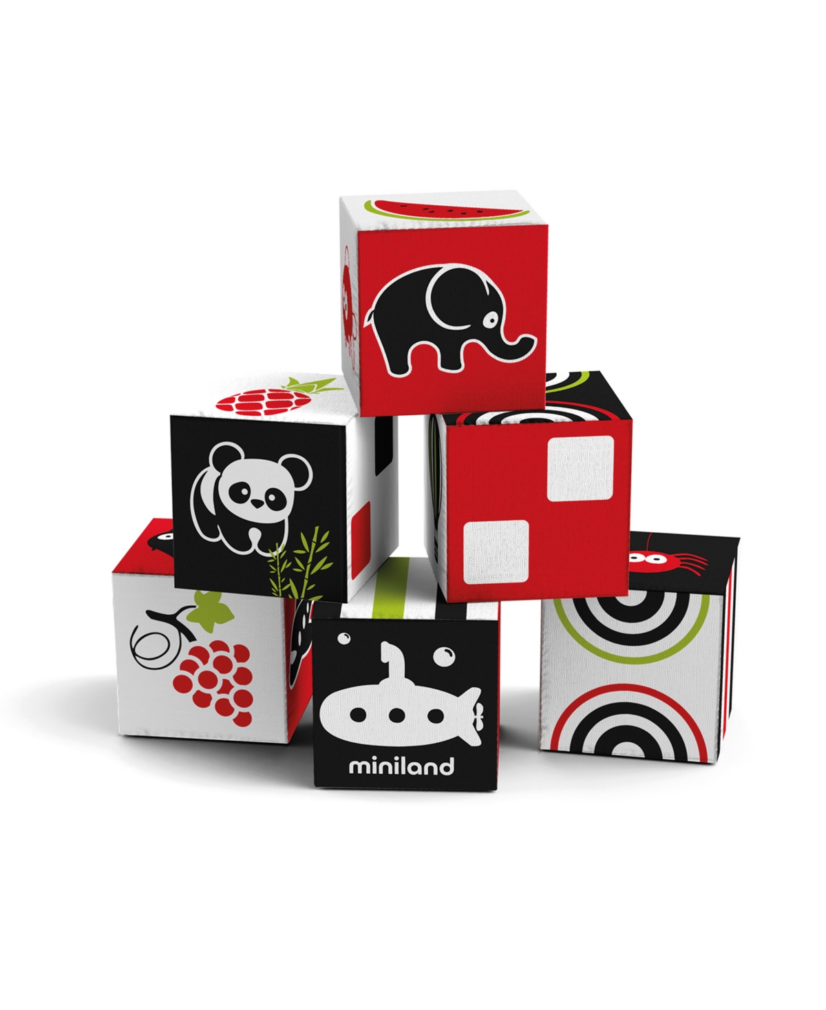 Miniland Kids' First Senses Cubes Set, 6 Pieces In No Color
