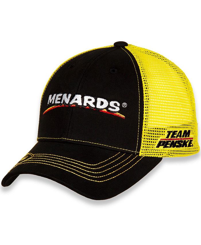 Team Penske Men's Black, Yellow Ryan Blaney Menards Adjustable Hat - Macy's