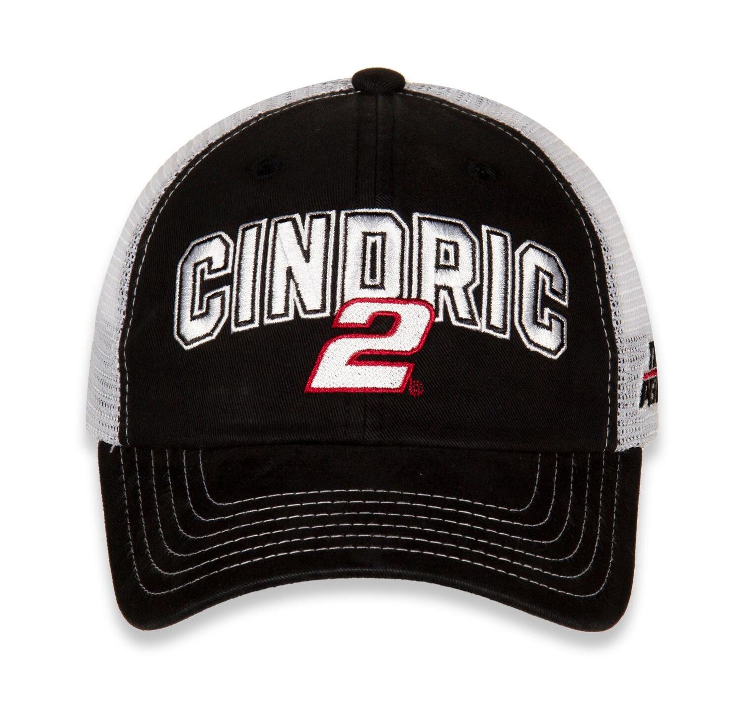 Women's Black, White Austin Cindric Name and Number Adjustable Hat