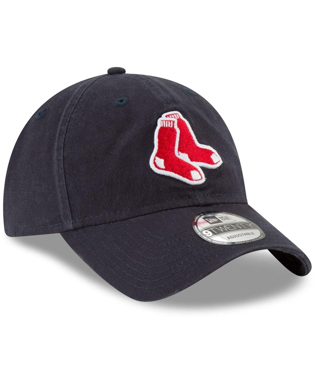 Men's New EraBoston Red Sox Logo Replica Core Classic 9TWENTY Adjustable Hat - Navy