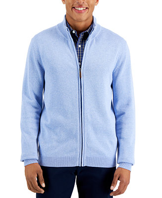Club Room Men's Full-Zip Sweater, Created for Macy's - Macy's