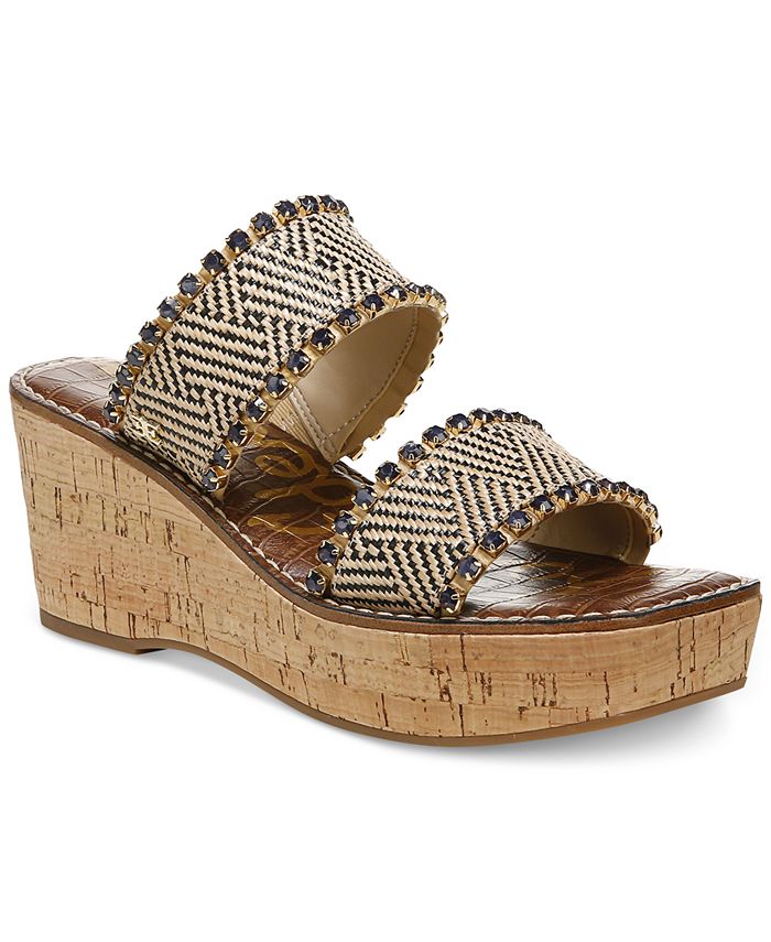 Sam Edelman Women s Angelina Platform Wedge Slide Sandals Macy s