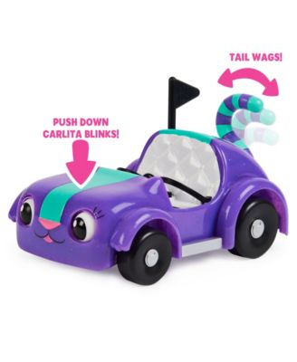 Gabby's Dollhouse Carlita Toy Car with Pandy Paws Collectible Figure and 2 Accessories