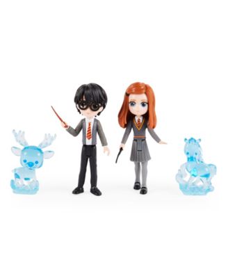Wizarding World, Magical Minis Harry Potter and Ginny Weasley Patronus Friendship Set with 2 Toy Figures and 2 Creatures, Kids Toys for Ages 5 and up