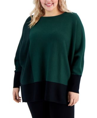 Alfani colorblock sweater best sale