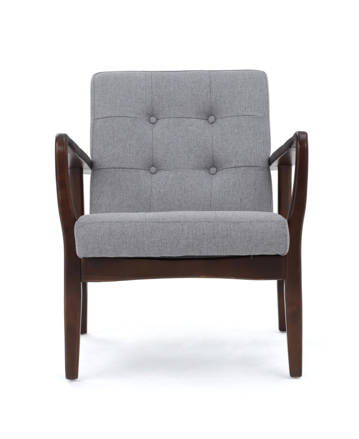 Noble House Brayden Club Chair In Gray