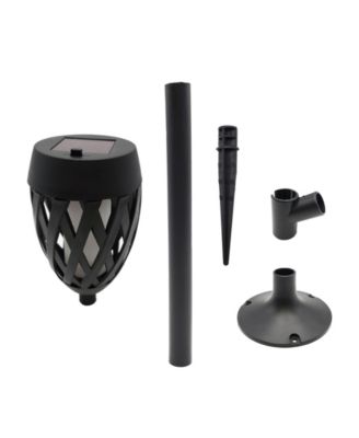 Solar Powered Flame Effect LED Garden Torch