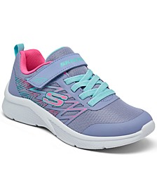 Little Girls Microspec - Bold Delight Stay-Put Closure Running Sneakers from Finish Line