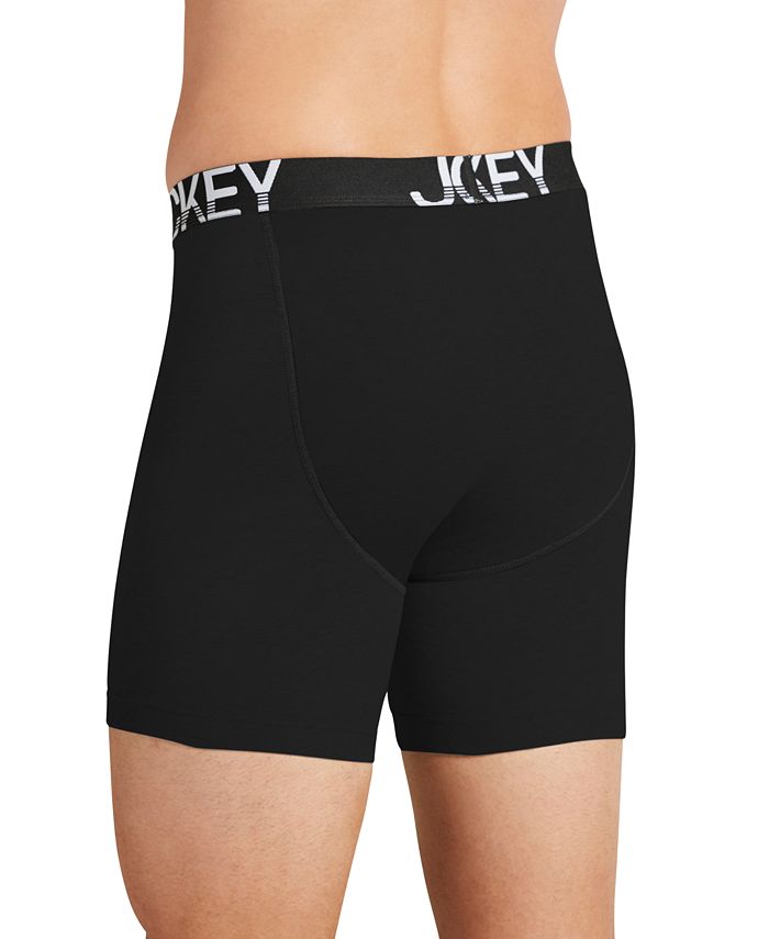 Jockey ActiveStretch™ 7" Boxer Brief 3 Pack Macy's