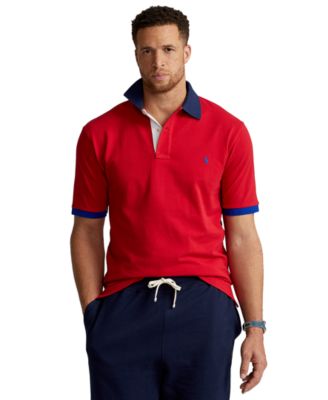 Polo Ralph Lauren Men's Big & Tall Mesh Polo Shirt - Macy's