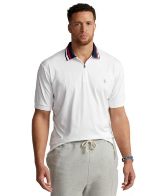 ralph lauren zip polo shirt