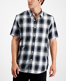 Men's Devon Regular-Ft Plaid Twill Shirt, Created for Macy's 