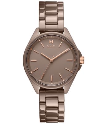 MVMT - Women's Coronada Taupe Ceramic Bracelet Watch 36mm