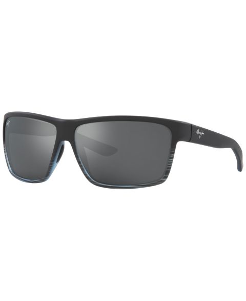 Солнцезащитные очки Maui Jim Unisex Polarized Sunglasses, Alenuihaha, цвет: Серый / Чёрный