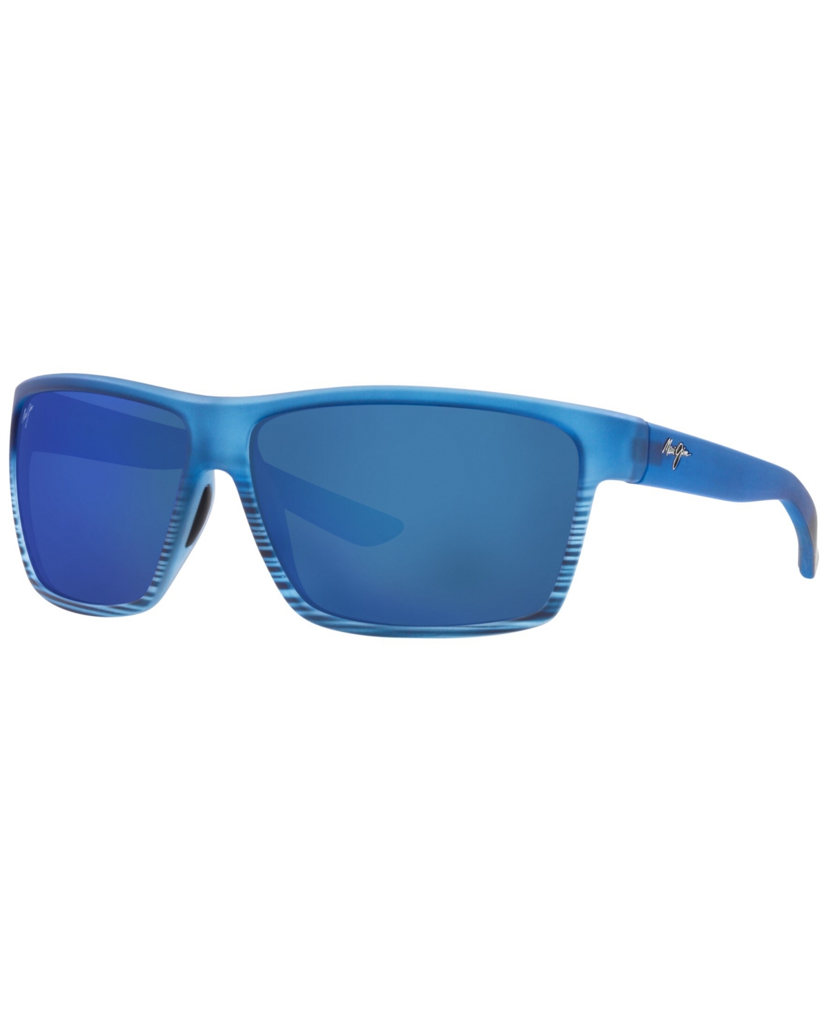 Shop Maui Jim Unisex Polarized Sunglasses, Alenuihaha In Blue,black