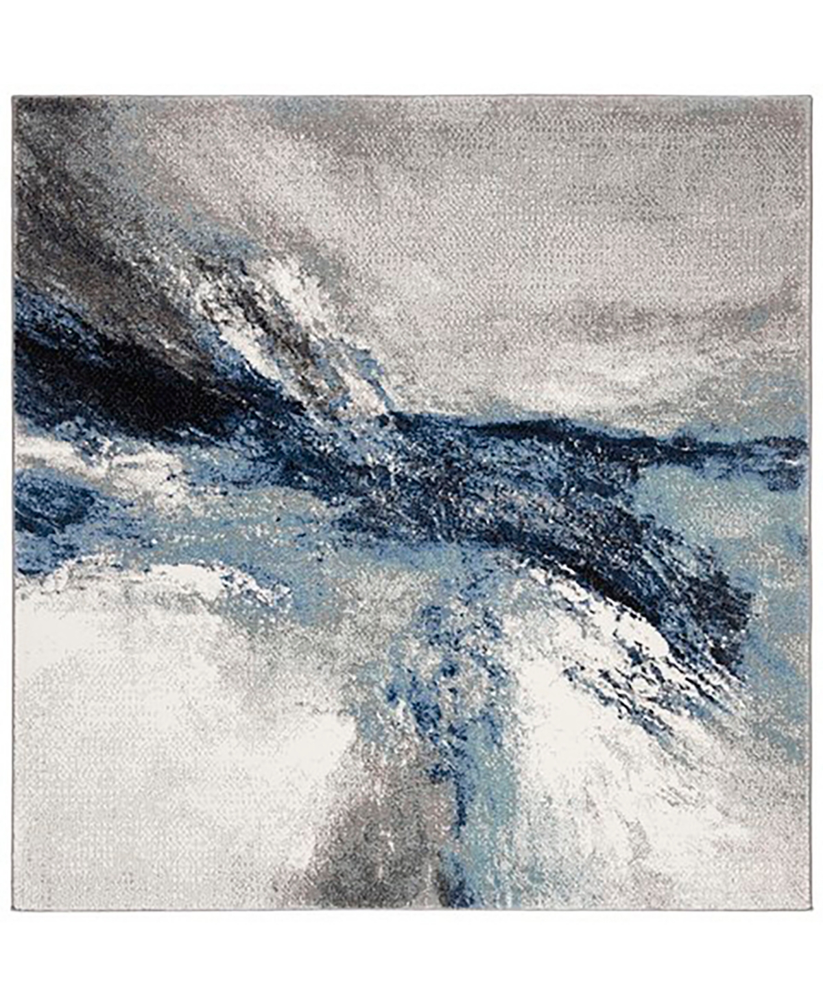 Safavieh Galaxy Gal-117 8' x 8' Square Area Rug - Blue, Gray