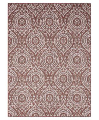 Nicole Miller Patio Country Zoe Area Rug In Taupe