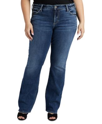 Silver Jeans Co. - Trendy Plus Size Elyse Bootcut Jeans