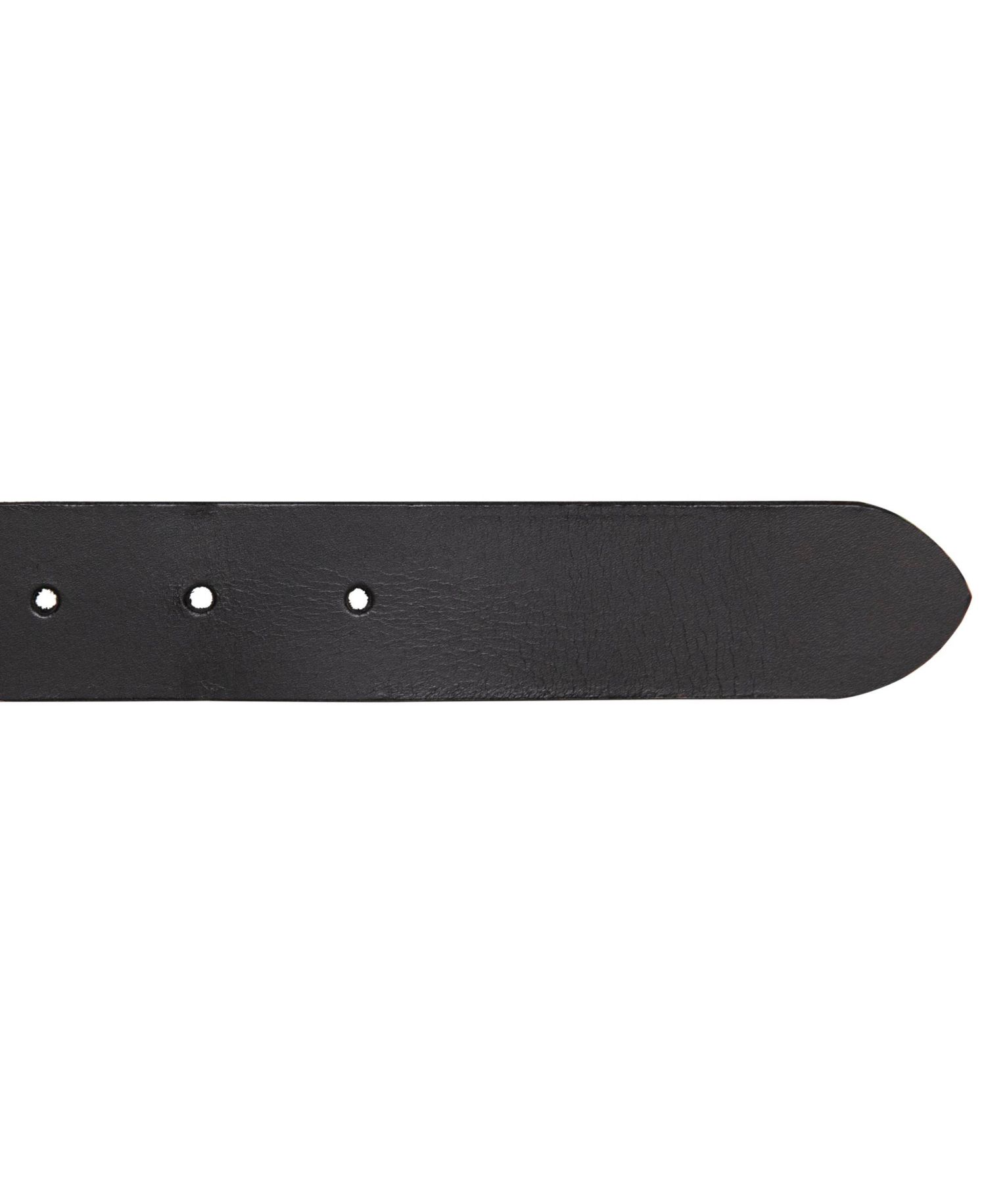 Women's Oval Center Bar Buckle Leather Belt