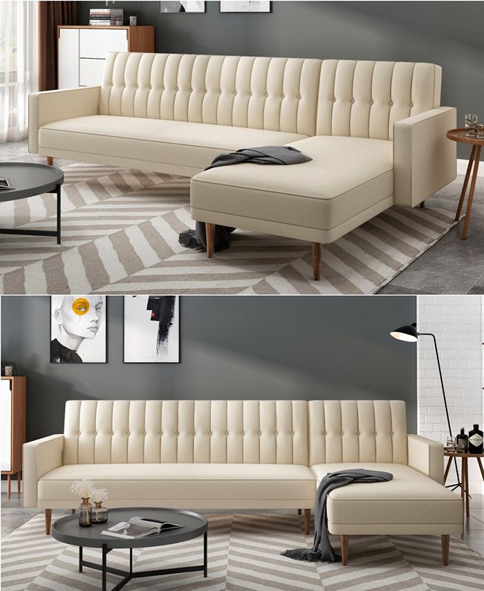 Gold Sparrow Claremont Convertible Sofa Bed Sectional Macy's