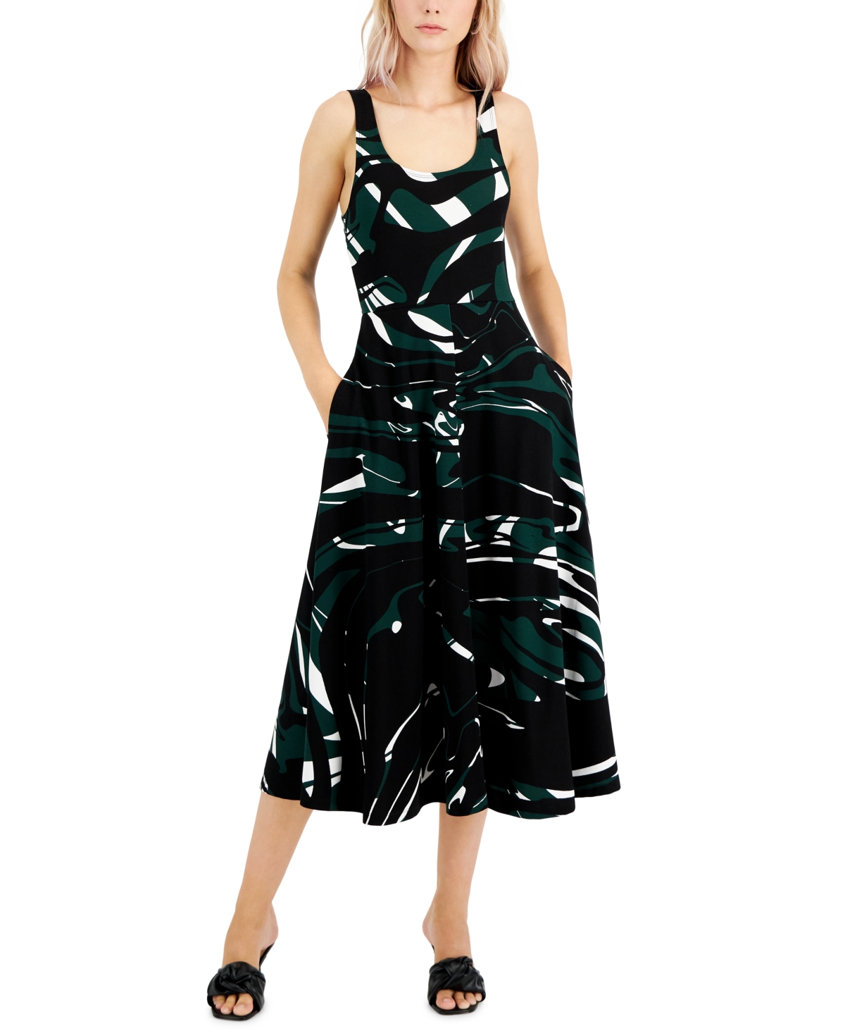 Alfani Sleeveless Midi Dress, Created for Macy's