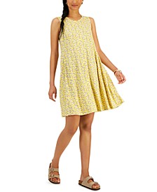 Women's Floral-Print Flip-Flop Dress, Created for Macy's