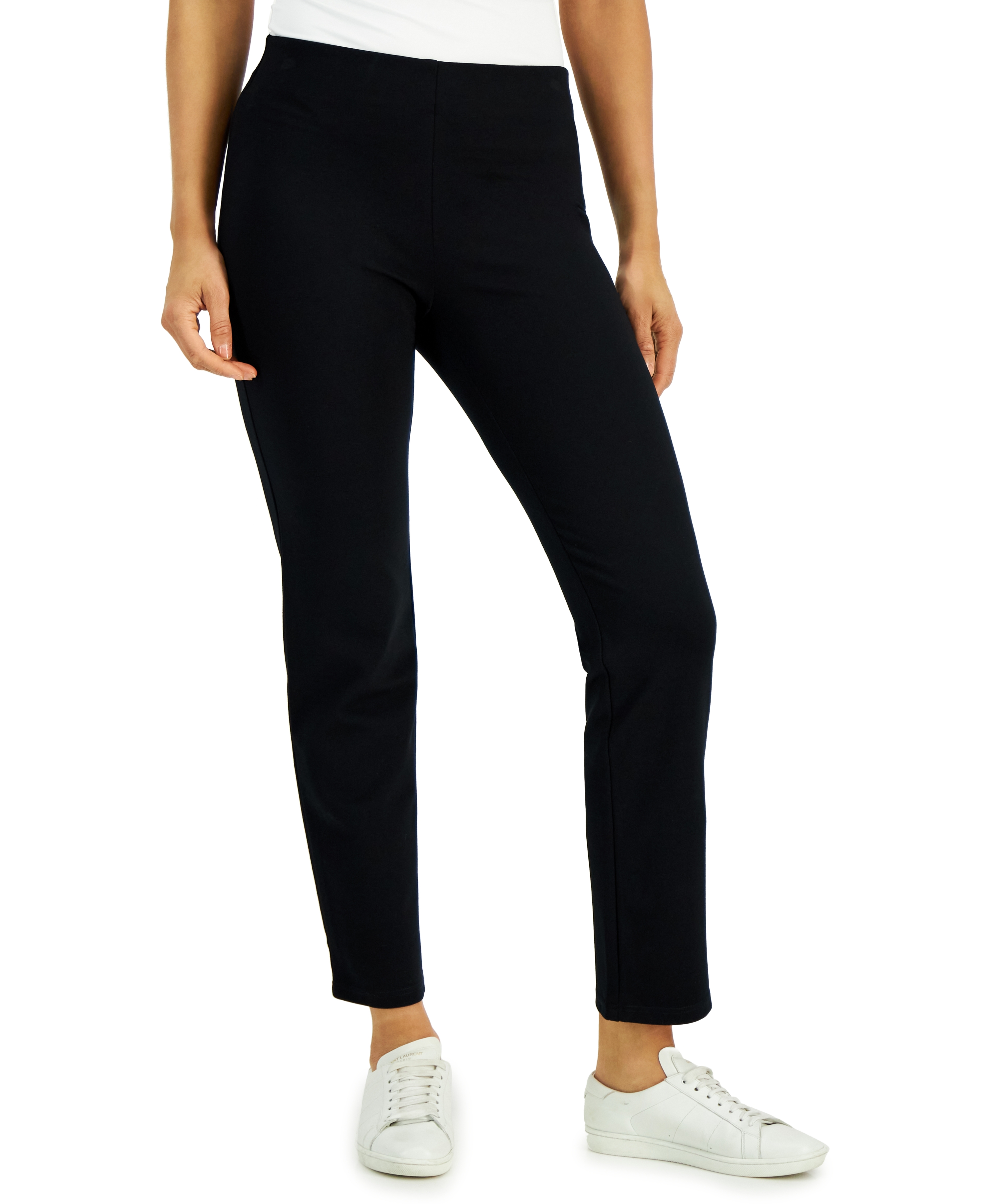Petite Pont Knit Pull On Pants Petite Petite Short eBay