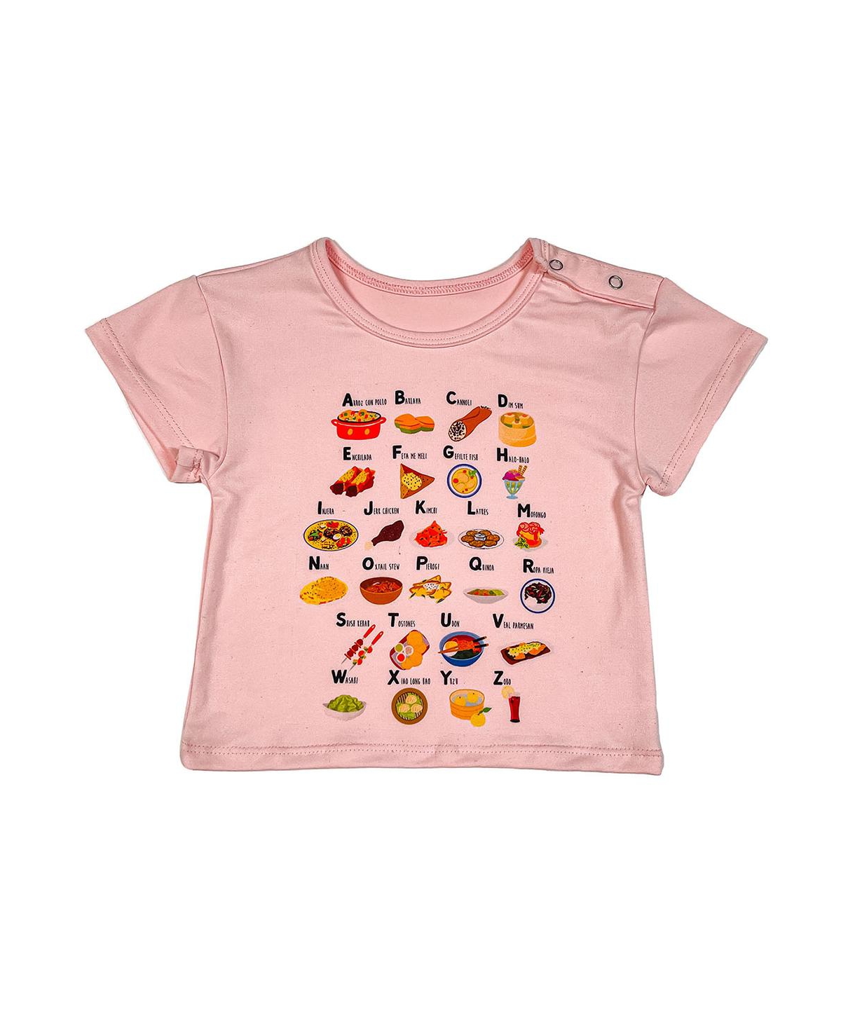 Mixed Up Clothing Baby Boys or Baby Girls Foods Graphic T Shirt
