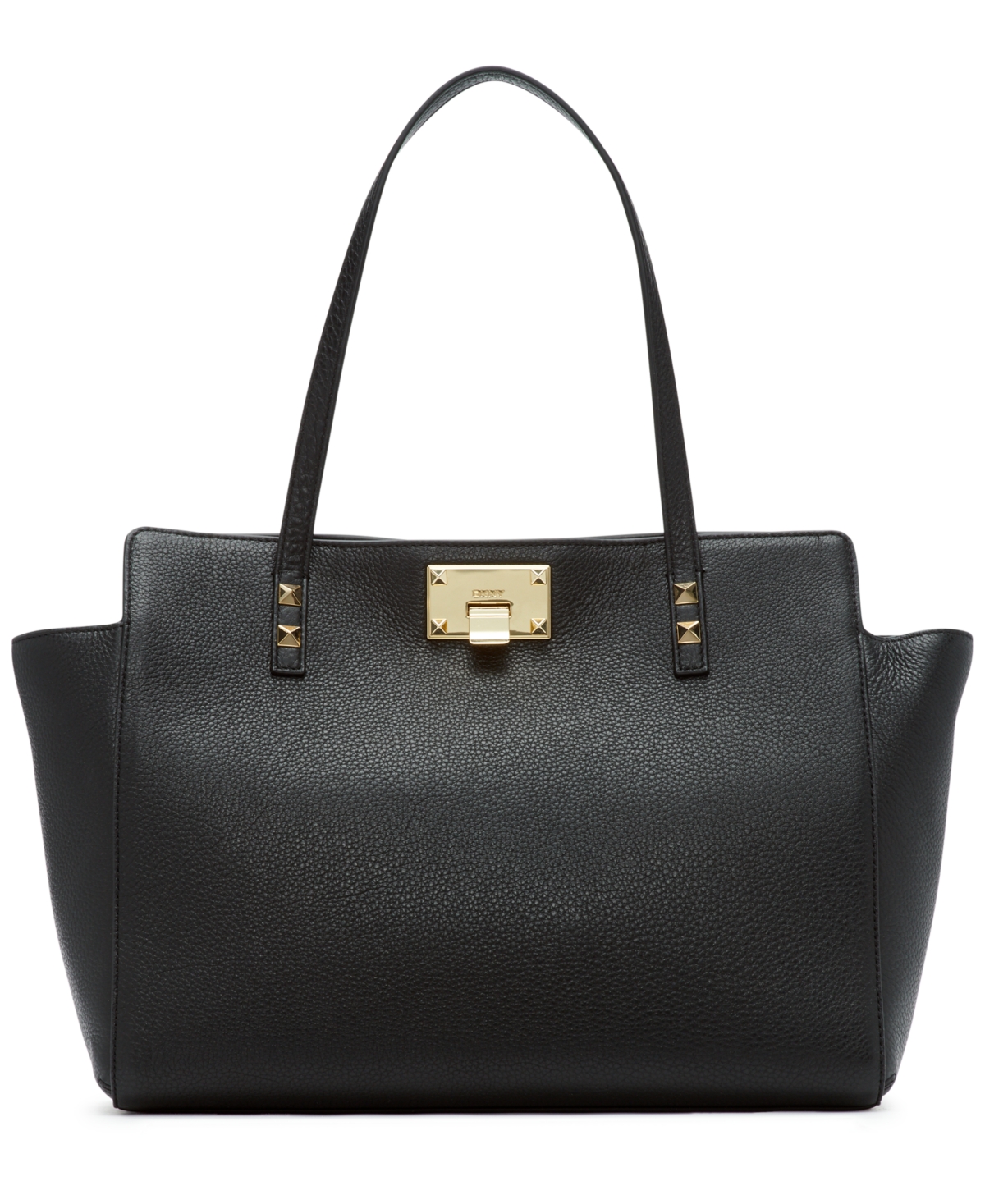 Dkny Parker Tote In Black/gold-tone | ModeSens