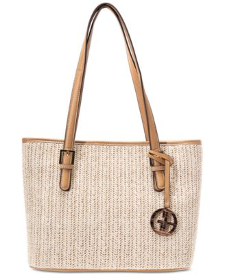 classic straw tote