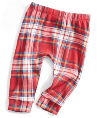 First Impressions - Baby Boys & Girls Holly Plaid Pants