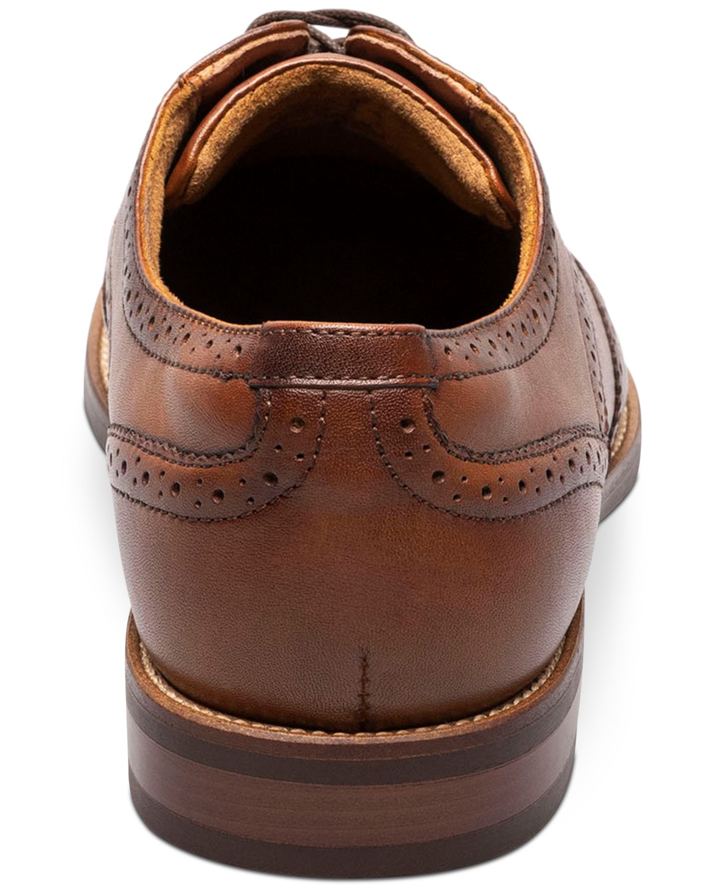 Мужские туфли Florsheim Ruvo Wingtip Oxford Dress Shoes, цвет: Чёрный — фото 11
