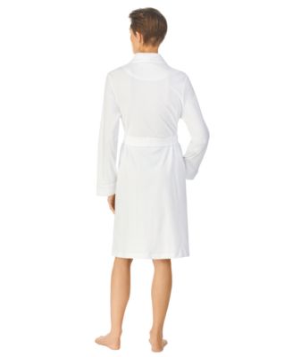Quilted Shawl Collar Short Robe