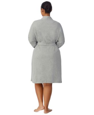 Women's Plus Size Shawl-Collar Robe