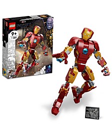 Marvel Iron Man Figure Building Kit, Realistic Model for Play and Display, 381 Pieces