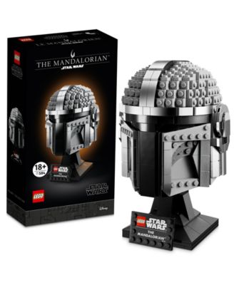 Lego Star Wars the Mandalorian Helmet Building Collectible Brick-Built Display Model Kit for Adults, 584 Pieces