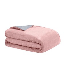 Crystal Reversible Cooling Blanket with Removable Cover, 48" x 72"
