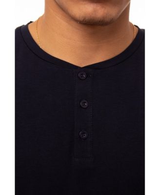 X RAY Men's Long Sleeve Henley T-Shirt