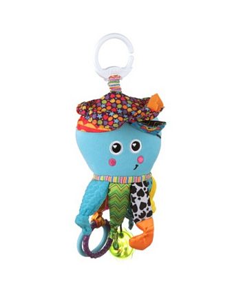 Clip Go Captain Calamari Infant Toy, Baby Car Seat Toy, Plush Stroller Toy