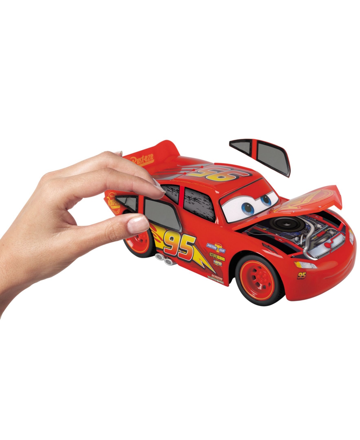 Shop Cars Jada Toys 1-24 Scale Disney Pixar Lightning Mcqueen Crash Car Radio Controlled Toy Car Remote Contro In Multi