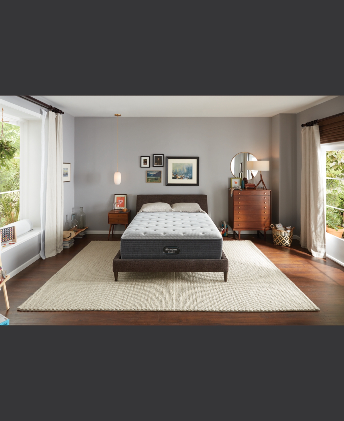 Furniture Closeout! Beautyrest Silver Brs900-c 14.25" Plush Mattress- Full