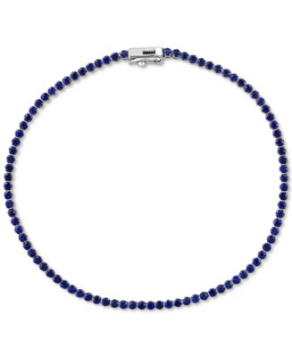 EFFY® Sapphire Tennis Bracelet (2-1/6 ct. t.w.) in 14k White Gold - Macy's